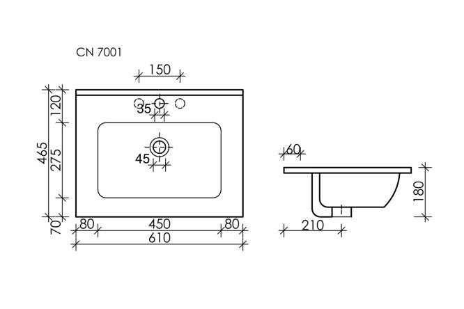 Умывальник накладной CERAMICA NOVA Element 80551283 от магазина ЛесКонПром.ру