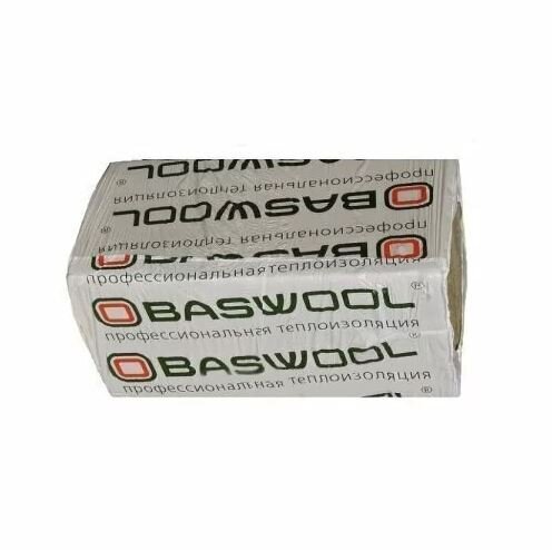 Плита минераловатная BASWOOL Руф Н 100 1200х600х80 мм, 5 шт от магазина ЛесКонПром.ру