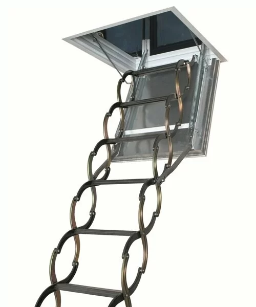 Чeрдачная лестница Fakro 70х110х300 см LSF металлическая огнестойкая от магазина ЛесКонПром.ру