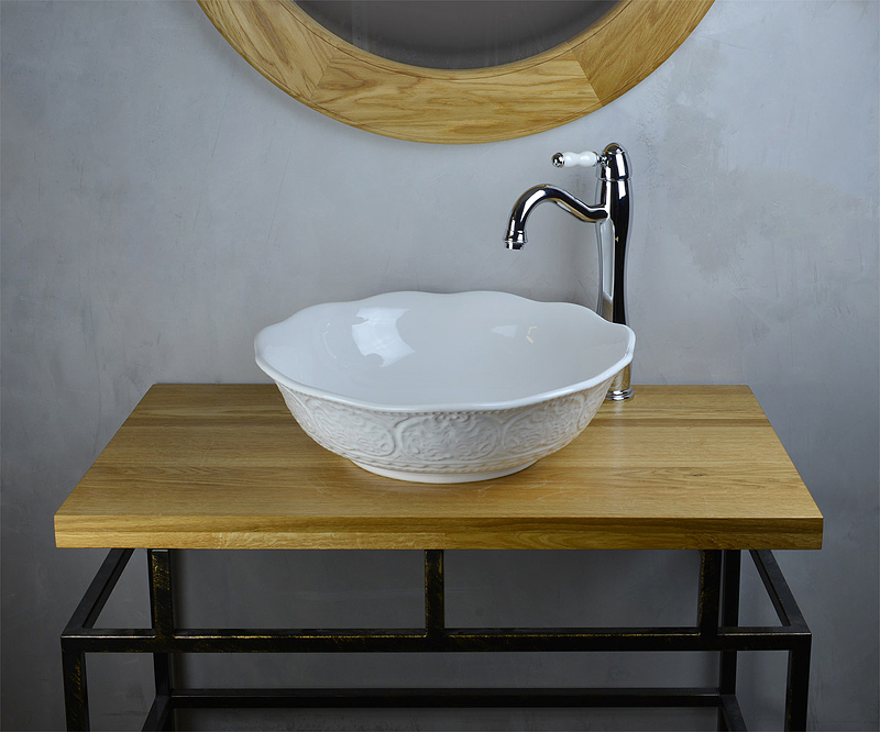 Раковина-чаша Bronze de Luxe 44 2421 Белый глянец от магазина ЛесКонПром.ру