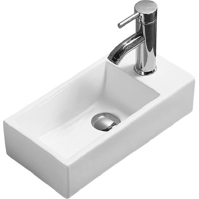 Раковина CeramaLux 40 9048DL Белая от магазина ЛесКонПром.ру