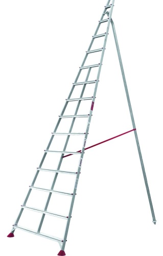 Стремянка профессиональная алюминиевая садовая Новая Высота NV3191 14 ступеней (арт. 3191114) от магазина ЛесКонПром.ру