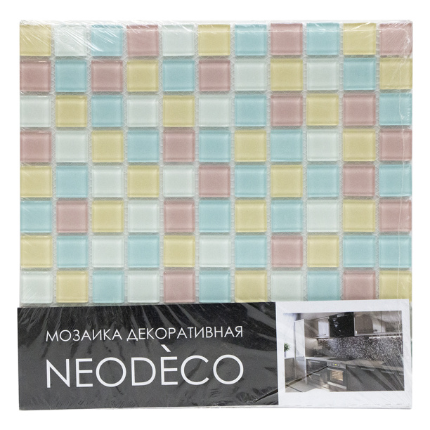 Мозаика NEODECO MQ011 стекло 30х30х0,4 см от магазина ЛесКонПром.ру