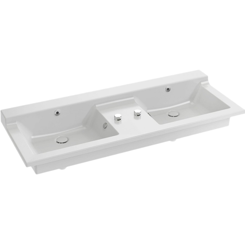 Раковина Jacob Delafon Soprano 140 EXJ122-00 Белая от магазина ЛесКонПром.ру