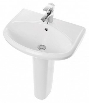 Раковина Sanita Аттика 55 ATC55SAWB01 Белая от магазина ЛесКонПром.ру