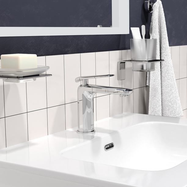 Смеситель для раковины IDDIS Dash хром от магазина ЛесКонПром.ру