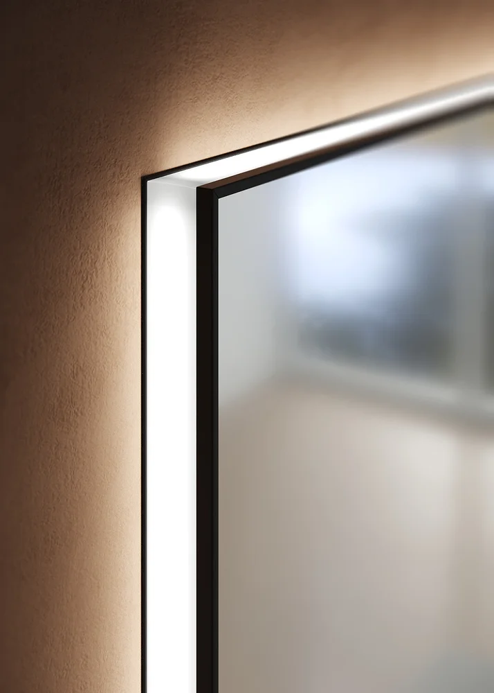 Зеркало Sanvit Панорама 100 Black от магазина ЛесКонПром.ру