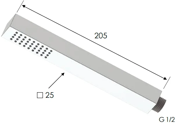 Душевая лейка Remer 317SDX от магазина ЛесКонПром.ру