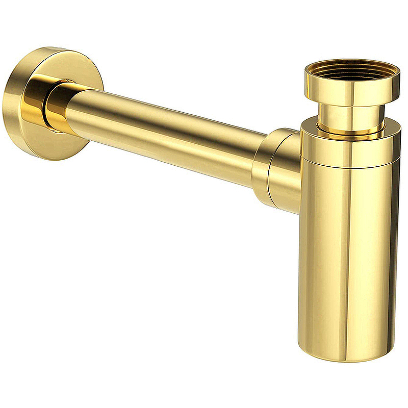 Сифон для раковины Margaroli 250GO Золото от магазина ЛесКонПром.ру