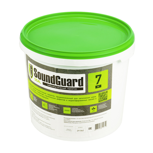 Герметик звукоизоляционный SoundGuard Seal 5 л от магазина ЛесКонПром.ру