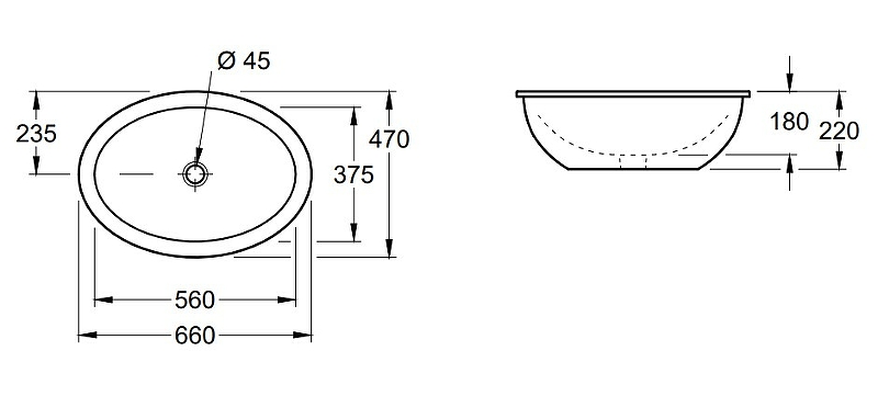 Раковина Villeroy&Boch Loop & Friends 66 616130R1 Альпийский белый от магазина ЛесКонПром.ру