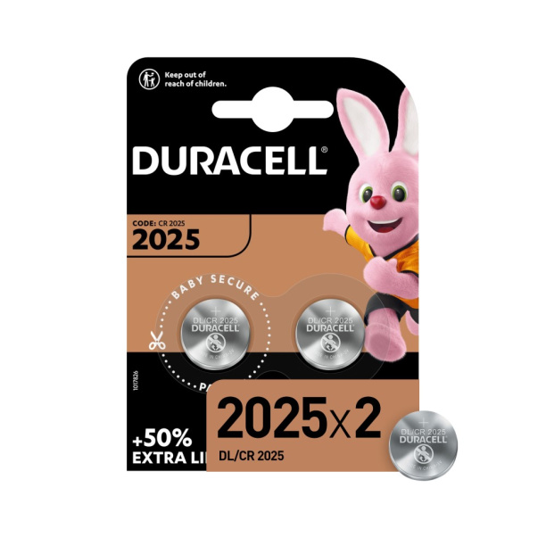 Батарейка Duracell CR 2025 2 шт от магазина ЛесКонПром.ру