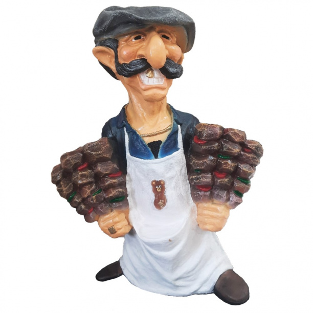 Садовая фигура Шашлычник 60х23х43 см от магазина ЛесКонПром.ру