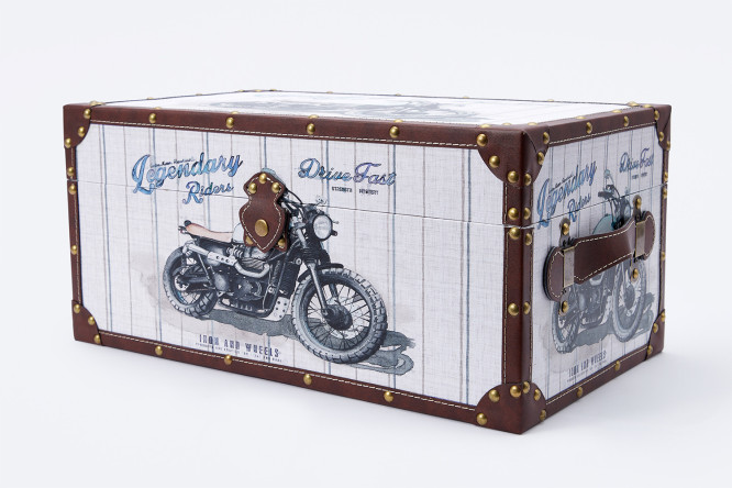 Сундук Мото 49x23x28 см 80435172 от магазина ЛесКонПром.ру