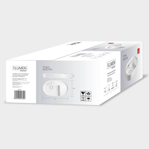 Раковина на столешницу FLUMEN DESIGN Boston 71 см от магазина ЛесКонПром.ру