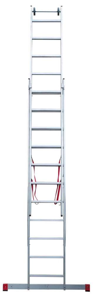 Лестница алюминиевая двухсекционная индустриальная Новая Высота 2x12 арт. 5220212 от магазина ЛесКонПром.ру