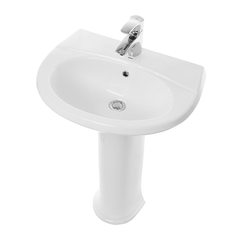 Раковина Sanita Виктория 60 VIC55SAWB01 Белая от магазина ЛесКонПром.ру