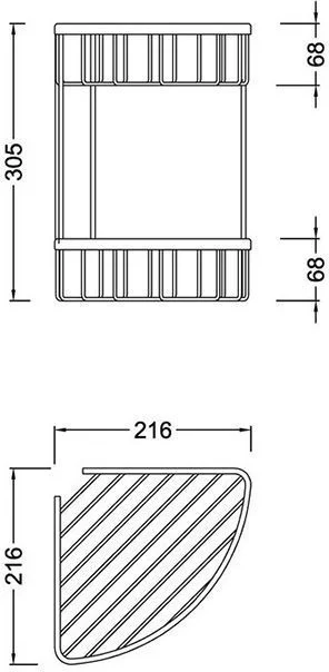 Полка Timo Nelson 150082/00 хром от магазина ЛесКонПром.ру