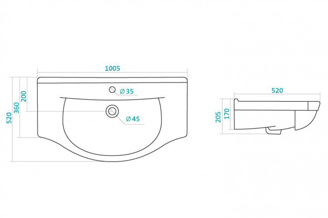 Раковина Эльбрус 80353265 от магазина ЛесКонПром.ру