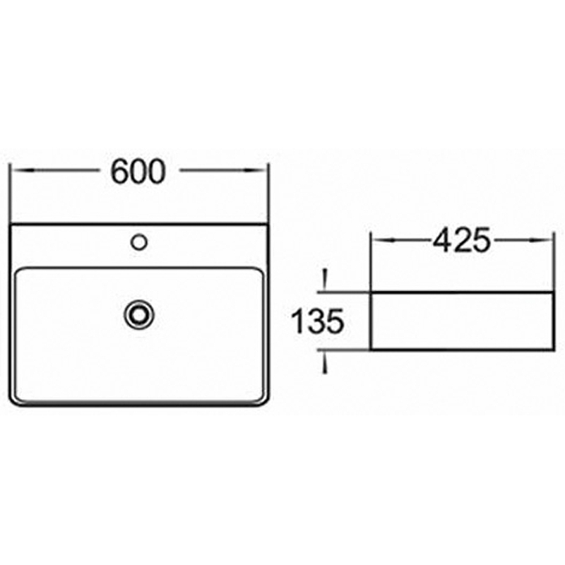 Раковина Comforty 60 78188 00004143743 Белая от магазина ЛесКонПром.ру