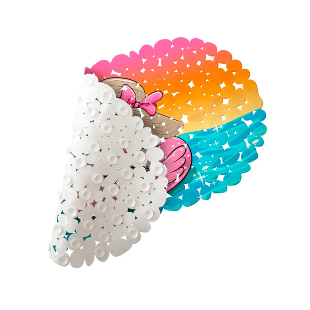 Коврик ВИЛИНА Котенок на круге 39х69 см антискользящий от магазина ЛесКонПром.ру