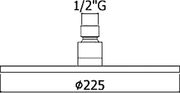 Верхний душ Agger Breeze ATS01 от магазина ЛесКонПром.ру