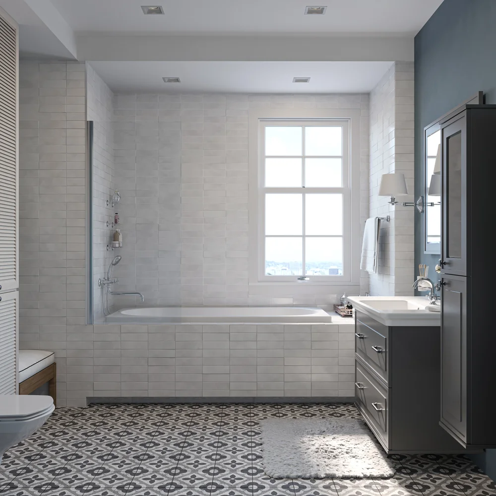 Зеркало Sanflor Модена 105, серое от магазина ЛесКонПром.ру