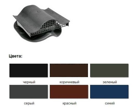 Вентиль кровельный ТЕХНОНИКОЛЬ SKAT Monterrey коричневый от магазина ЛесКонПром.ру