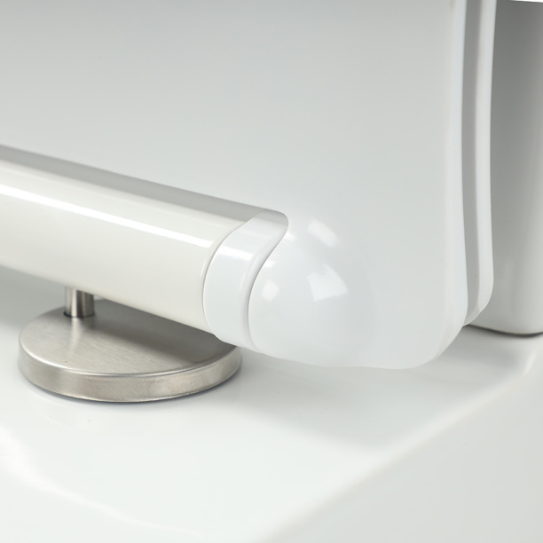 Сиденье для унитаза семейное дюропласт белое с микролифтом от магазина ЛесКонПром.ру