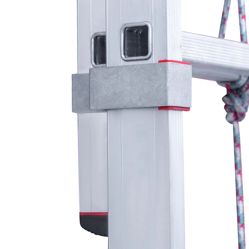 Лестница алюминиевая двухсекционная индустриальная с тросом Новая Высота 2х12 арт. 5240212 от магазина ЛесКонПром.ру