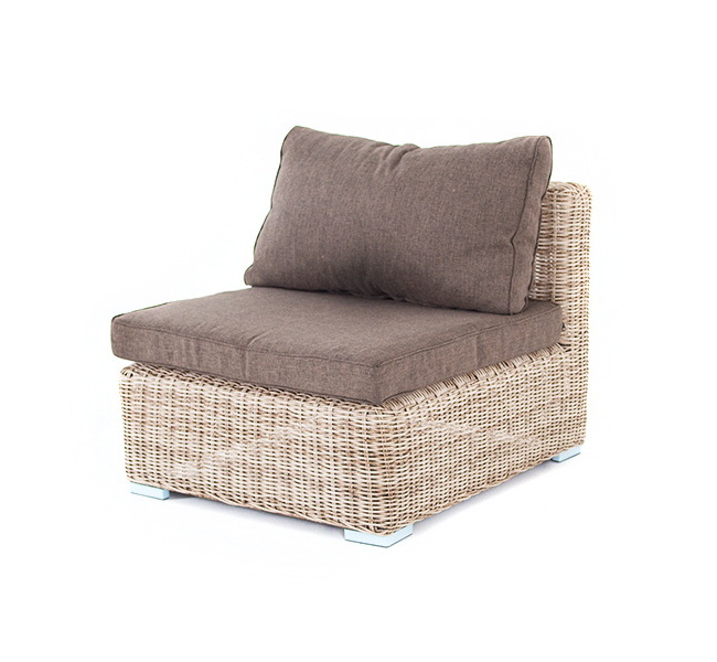 "Лунго" модуль диванный прямой с подушками, цвет бежевый от магазина ЛесКонПром.ру