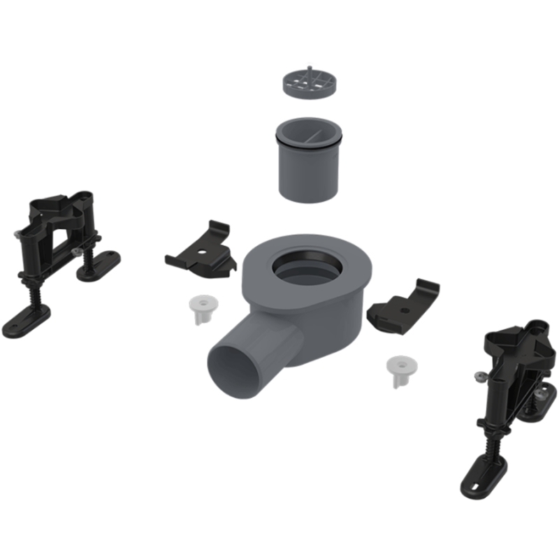 Сифон Alcaplast APZ-S9 низкий Серый от магазина ЛесКонПром.ру