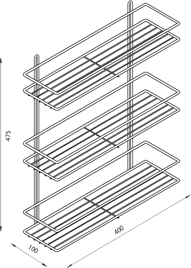 Полка DIWO Смоленск П16102 черный муар от магазина ЛесКонПром.ру