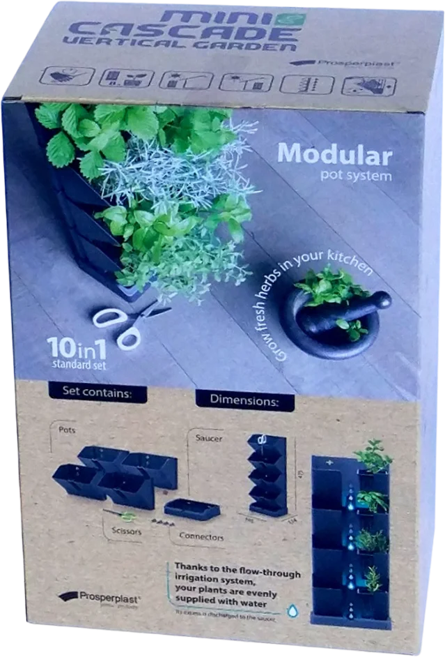 Кашпо Prosperplast Cascade garden IO1W200-S433 от магазина ЛесКонПром.ру