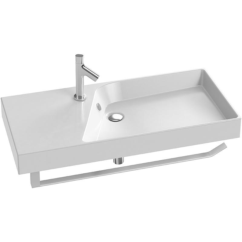 Раковина Jacob Delafon Rythmik 100 EXN112-Z-00 Белая от магазина ЛесКонПром.ру