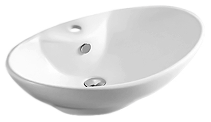 Раковина Mira MR-8043 белая от магазина ЛесКонПром.ру