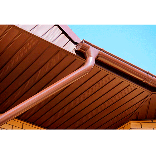 ТЕХНОНИКОЛЬ Металлическая водосточная система, кронштейн желоба усиленный, коричневый от магазина ЛесКонПром.ру