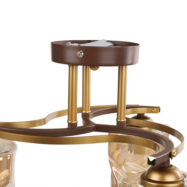 Люстра NEODECO Брилло 3х60 Вт Е27 от магазина ЛесКонПром.ру