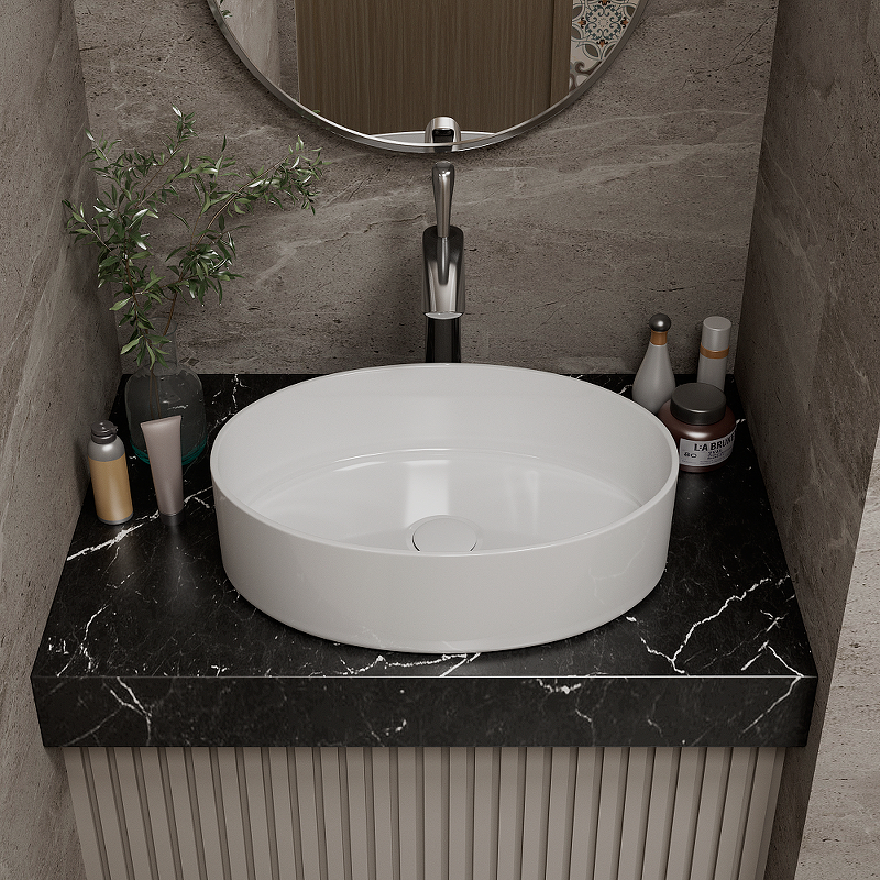 Раковина-чаша D&K Matrix 50 DT1390316 Белая от магазина ЛесКонПром.ру