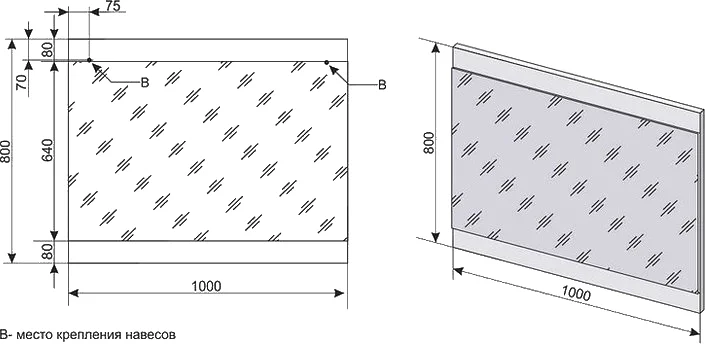 Зеркало Style Line Даллас 100 Люкс, белое от магазина ЛесКонПром.ру