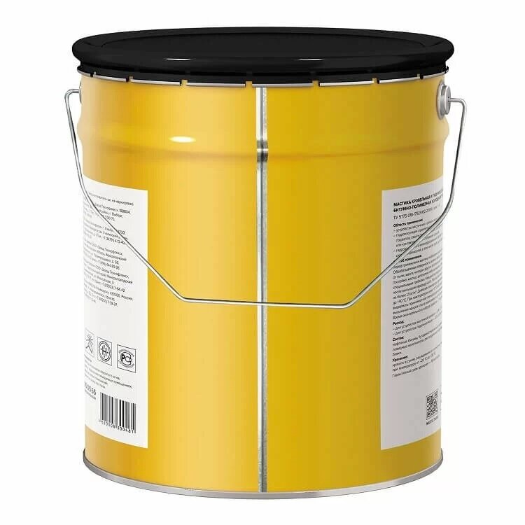 Мастика кровельная ТЕХНОНИКОЛЬ № 21 Техномаст, 20 кг от магазина ЛесКонПром.ру