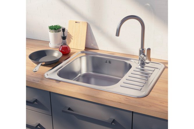 Мойка врезная IDDIS BAS65SLi77 80550602 от магазина ЛесКонПром.ру