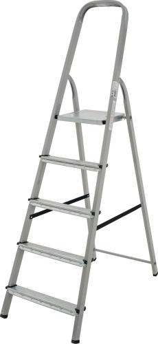 Стремянка стальная со стальными ступенями Новая Высота 5 ступеней (арт. 1150105) от магазина ЛесКонПром.ру