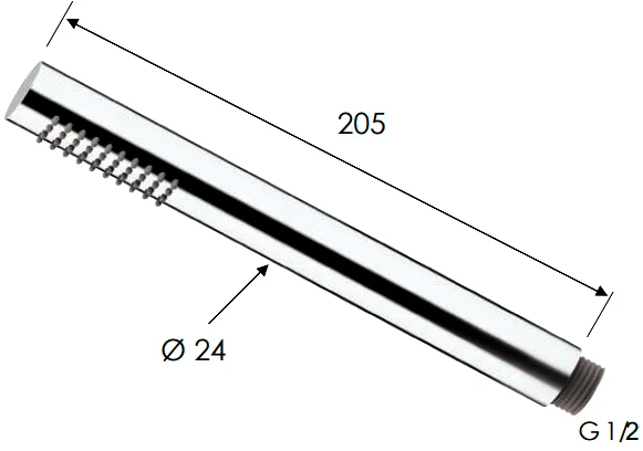 Душевая лейка Remer 317MDX от магазина ЛесКонПром.ру