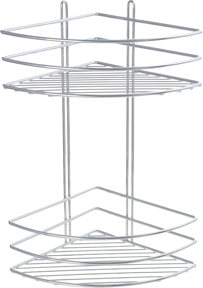 Полка Fixsen FX-710-2 угловая, хром от магазина ЛесКонПром.ру