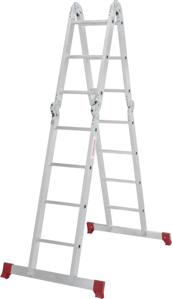 Алюминиевая четырехсекционная лестница-трансформер 340 мм NV2320 НОВАЯ ВЫСОТА 2Х3+2Х4 арт.2320234 от магазина ЛесКонПром.ру