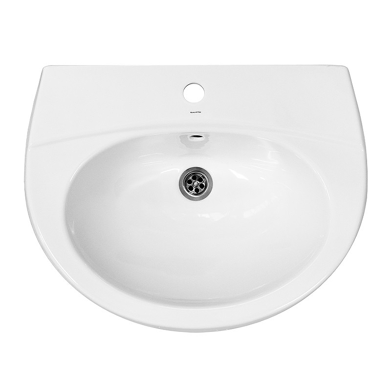 Раковина Sanita Виктория 60 VIC55SAWB01 Белая от магазина ЛесКонПром.ру