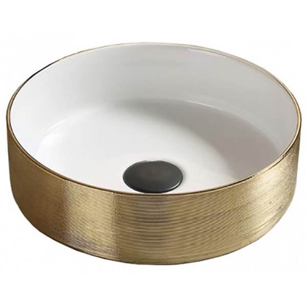 Раковина CeramaLux 36 C1055-1 Золотая от магазина ЛесКонПром.ру