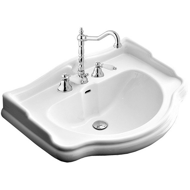 Раковина Kerasan Retro 55 104501*3 Белая от магазина ЛесКонПром.ру