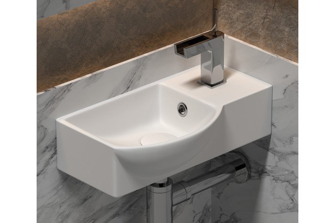 Умывальник подвесной угловой CERAMICA NOVA Element 80551295 от магазина ЛесКонПром.ру